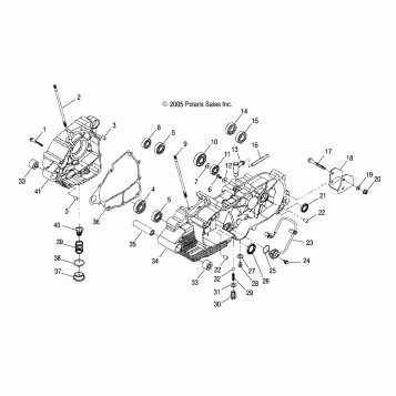 CRANKCASE - A05PB20AA/AB/AC/AD (4999202449920244A05)