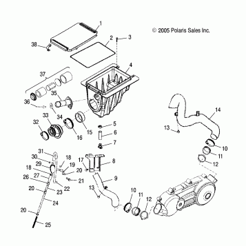 AIR CLEANER - A06PB20AA/AB/AC/LE (4999202449920244B01)