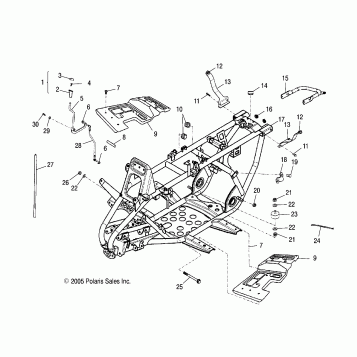 FRAME BODY - A06PB20AA/AB/AC/LE (4999202449920244B03)