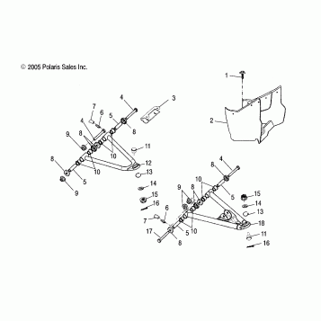CONTROL ARM and FOOTREST - A06PB20AA/AB/AC/LE (4999202449920244B05)
