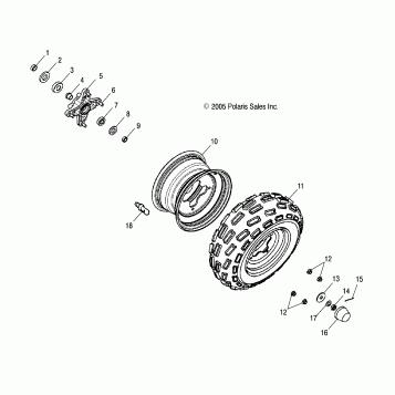 WHEEL, FRONT - A06PB20AA/AB/AC/LE (4999202449920244B10)