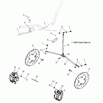 BRAKE, FRONT - A06PB20AA/AB/AC/LE (4999202449920244B12)