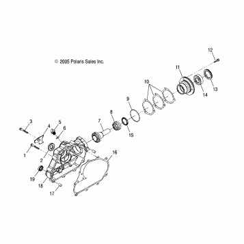 DRIVE ASSEMBLY, REAR - A06PB20EA/EB (4999202509920250A07)