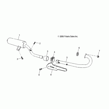 EXHAUST - A06PB20EA/EB (4999202509920250B04)