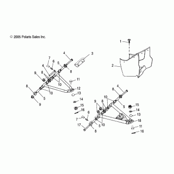 CONTROL ARM and FOOTREST - A06PB20EA/EB (4999202509920250B07)