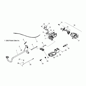 BRAKE, REAR - A06PB20EA/EB (4999202509920250C01)