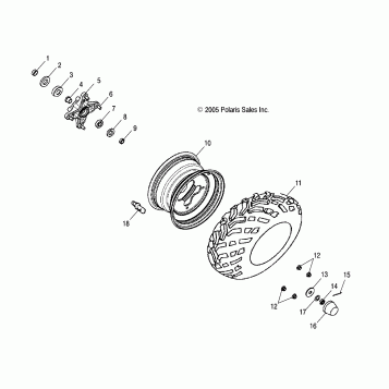 WHEEL, FRONT - A06SB20AA/AB (4999202799920279B10)