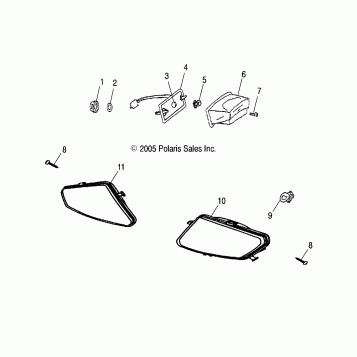 HEADLIGHT/TAILLIGHT - A06SB20AA/AB (4999202799920279C03)
