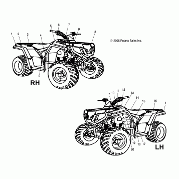 DECALS - A06SB20AA/AB (4999202799920279C05)