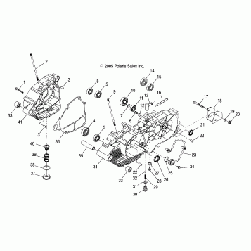 CRANKCASE - A06PB20VA/VB (4999202869920286A05)
