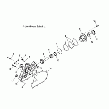 DRIVE ASSEMBLY, REAR - A06PB20VA/VB (4999202869920286A06)