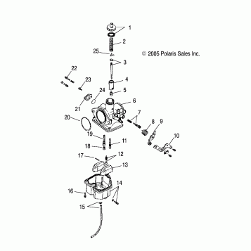 CARBURETOR - A06PB20VA/VB (4999202869920286A14)