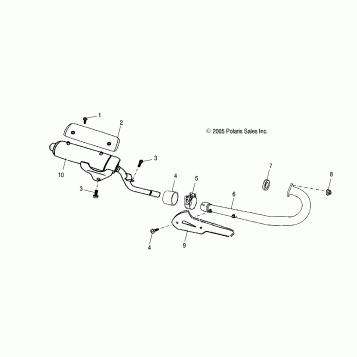EXHAUST - A06PB20VA/VB (4999202869920286B02)
