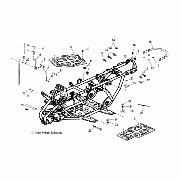FRAME BODY - A06PB20VA/VB (4999202869920286B03)