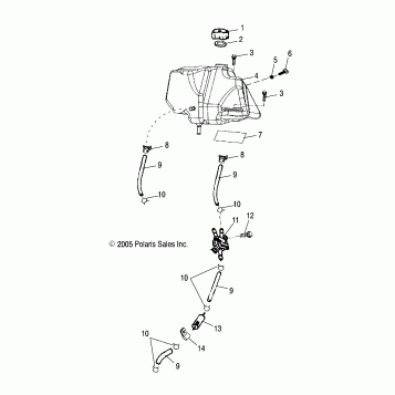 FUEL TANK - A06PB20VA/VB (4999202869920286B08)