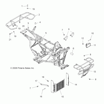 BUMPER and RACK MOUNTING - A07CA32AA (4999202939920293A06)