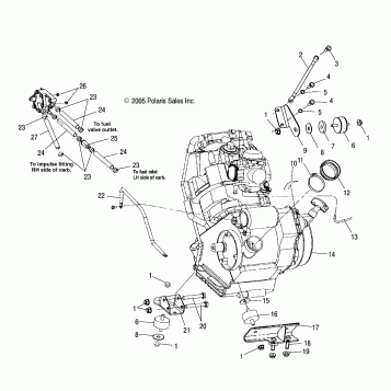 ENGINE MOUNTING - A06CA32AA/AB (4999202939920293A07)