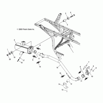 EXHAUST SYSTEM - A07CA32AA (4999202939920293A09)