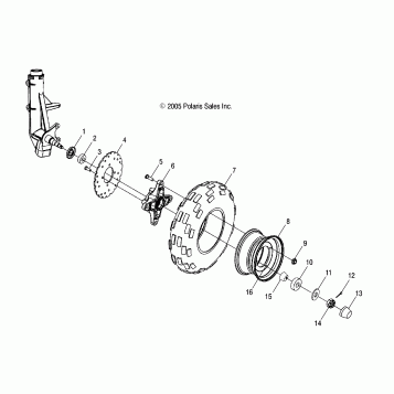 WHEEL, FRONT - A07CA32AA (4999202939920293A13)