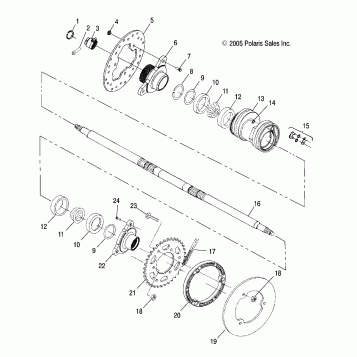 TRANSMISSION, REAR - A07CA32AA (4999202939920293B08)