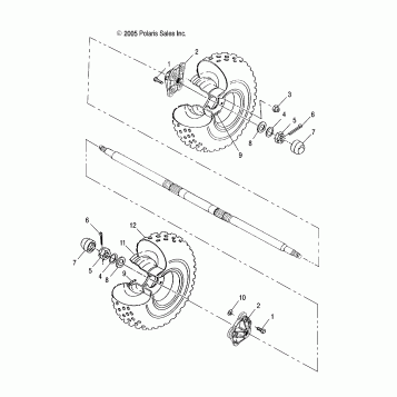 WHEEL, REAR - A07CA32AA (4999202939920293B09)