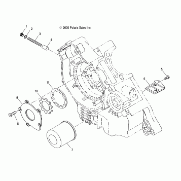ENGINE, OIL PUMP and OIL FILTER - A08BA32AA (4999202939920293C12)