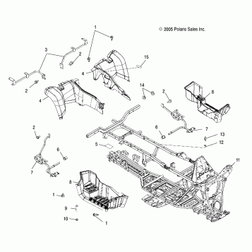 CAB, REAR and MAINFRAME - A06MN50AU/AW (4999204069920406A03)