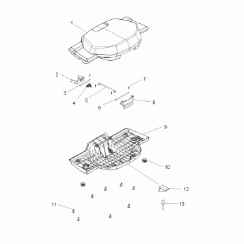 PASSENGER SEAT, BOTTOM - A06MN50AU/AW (4999204069920406A07)