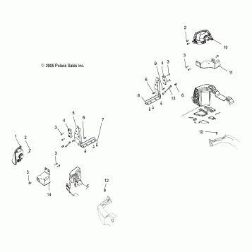 TAILLIGHT MOUNTING - A07TH50EA (4999204069920406A11)