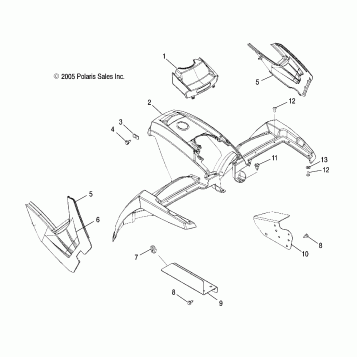 CAB, FRONT - A06MN50AU/AW (4999204069920406A12)