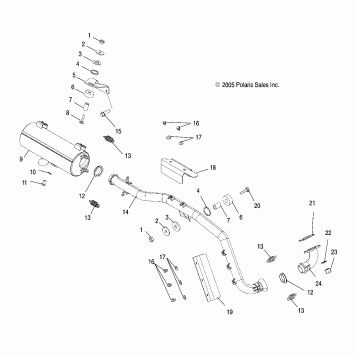 EXHAUST SYSTEM - A06MN50AU/AW (4999204069920406B03)