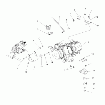 ENGINE MOUNTING - A06MN50AU/AW (4999204069920406B04)