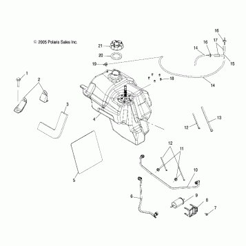 FUEL TANK - A06MN50AU/AW (4999204069920406B06)