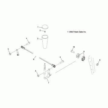 DRIVE TRAIN, GEAR SELECTOR - A08DN50EA (4999204069920406C10)