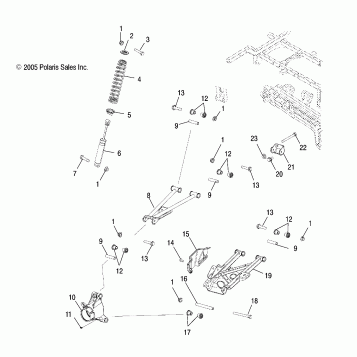 SUSPENSION, REAR - A06MN50AU/AW (4999204069920406D01)