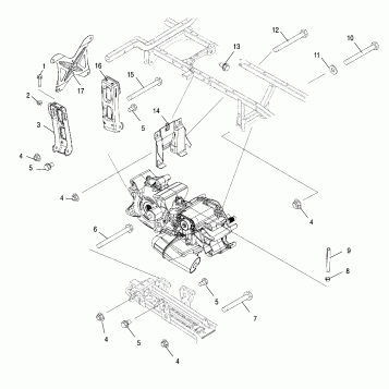 TRANSMISSION, MOUNTING - A07TH50EA (4999204069920406D03)
