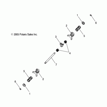 DRIVE TRAIN, MAIN GEARCASE SHIFT FORKS - A08DN50EA (4999204069920406D09)