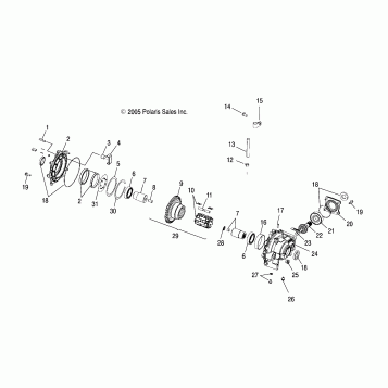 HOUSING, FRONT (DEMAND DRIVE) - A06MH50AQ/AX/AY/AZ/AL/AT (4999205499920549D03)