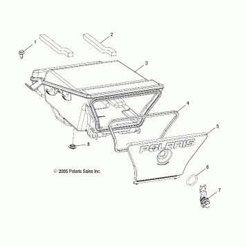 STORAGE BOX, REAR - A06MH50AQ/AX/AY/AZ/AL/AT (4999206649920664A08)