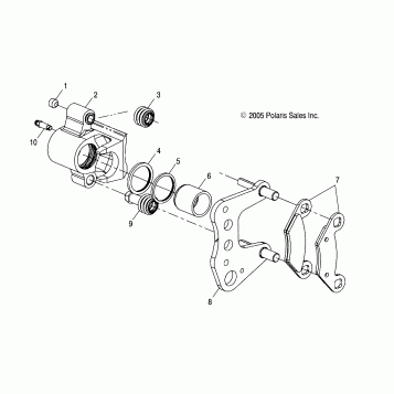 BRAKE, FRONT - A06MH50AQ/AX/AY/AZ/AL/AT (4999206649920664B04)