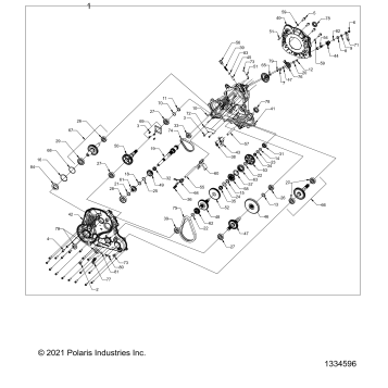 DRIVE TRAIN, MAIN GEARCASE - A22SXN85A4 (1334596)