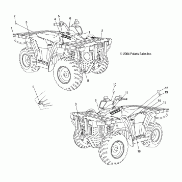 DECALS - A05MH68AP (4999609960A10)