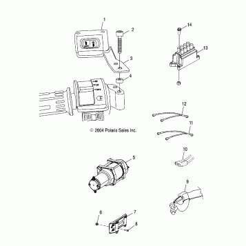 WINCH ASM. - A05MH68AP (4999609960A11)
