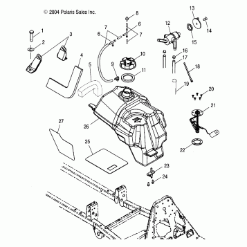 FUEL TANK - A05MH68AP (4999609960A12)