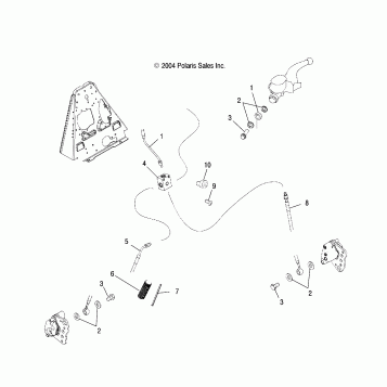 BRAKE LINES, FRONT - A05MH68AP (4999609960B07)