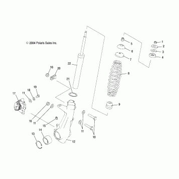 FRONT STRUT - A05MH68AK/AN/AD (4999609960C02)