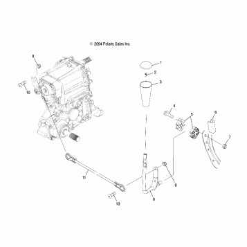GEAR SELECTOR - A05MH68AK/AN/AD (4999609960C08)