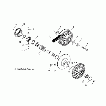 DRIVEN CLUTCH - A05MH68AK/AN/AD (4999609960C10)