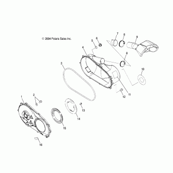 CLUTCH COVER - A05MH68AP (4999609960C11)