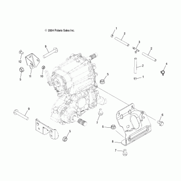 TRANSMISSION MOUNTING - A05MH68AP (4999609960D02)